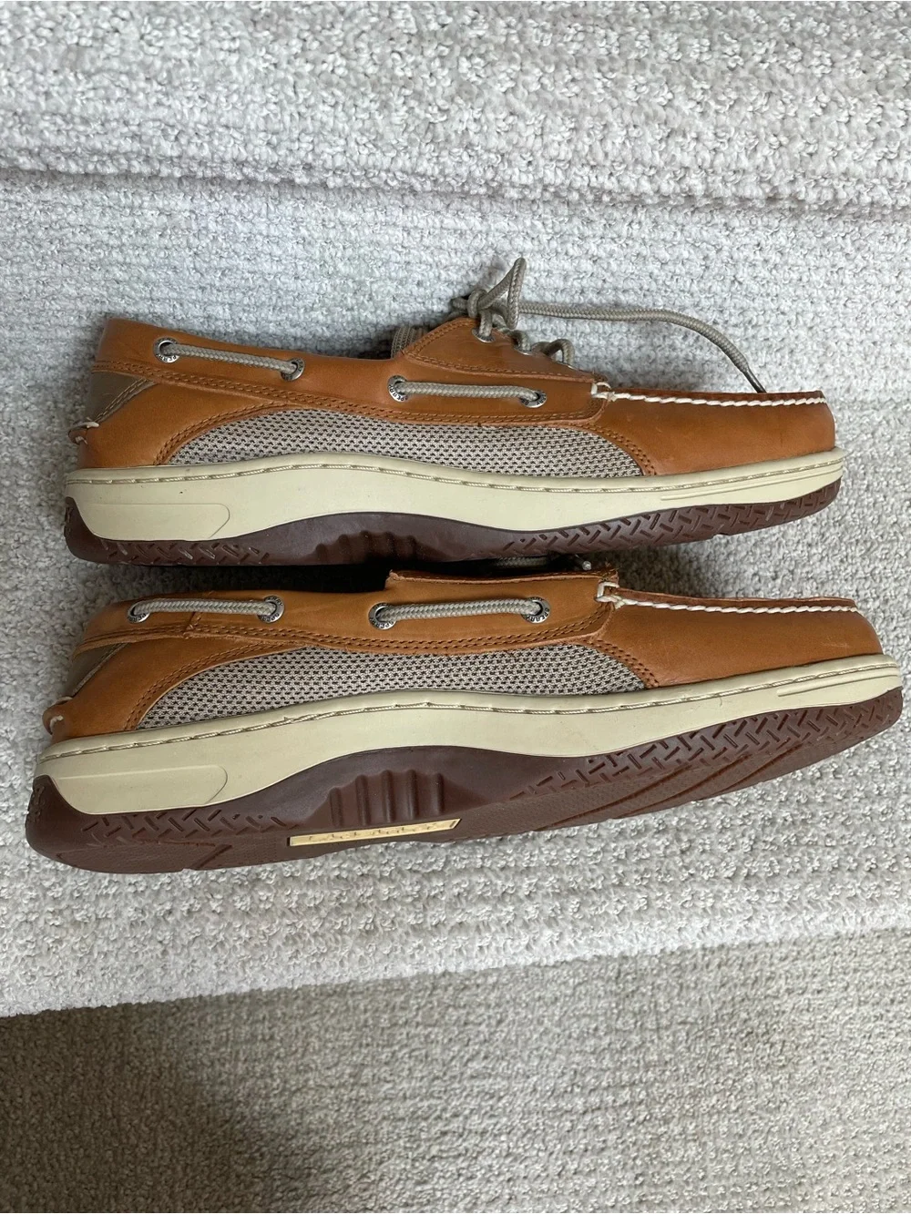 Sperry Top Sider Men's Billfish 3-Eye Tan Leather Boat Outdoor Shoes Size 11XW